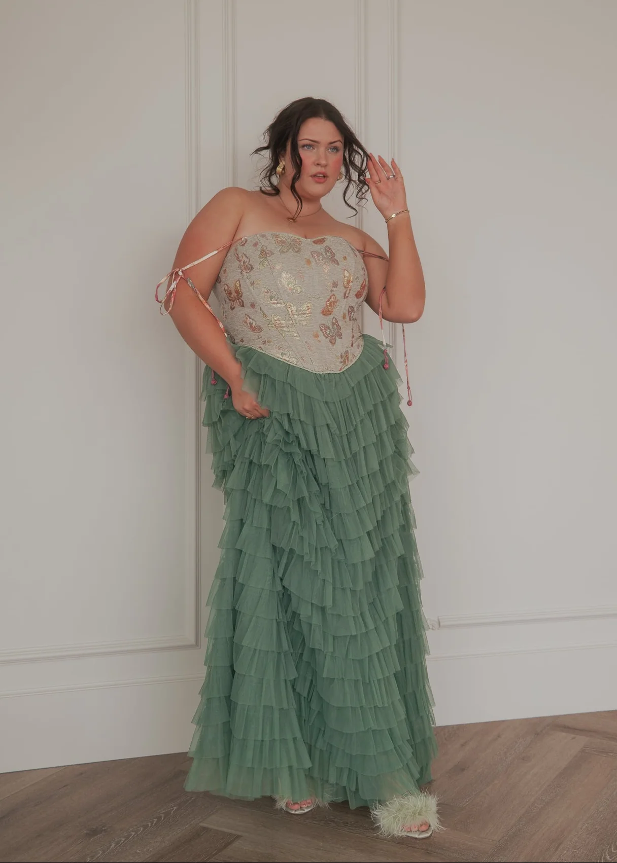 Butterfly Corset | Green - Image 7